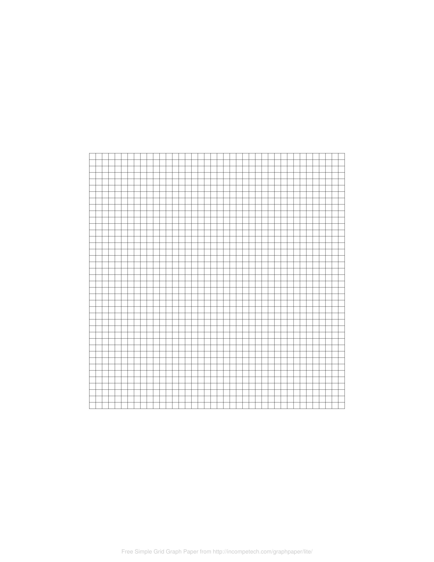 Free Online Printable Graph Paper
