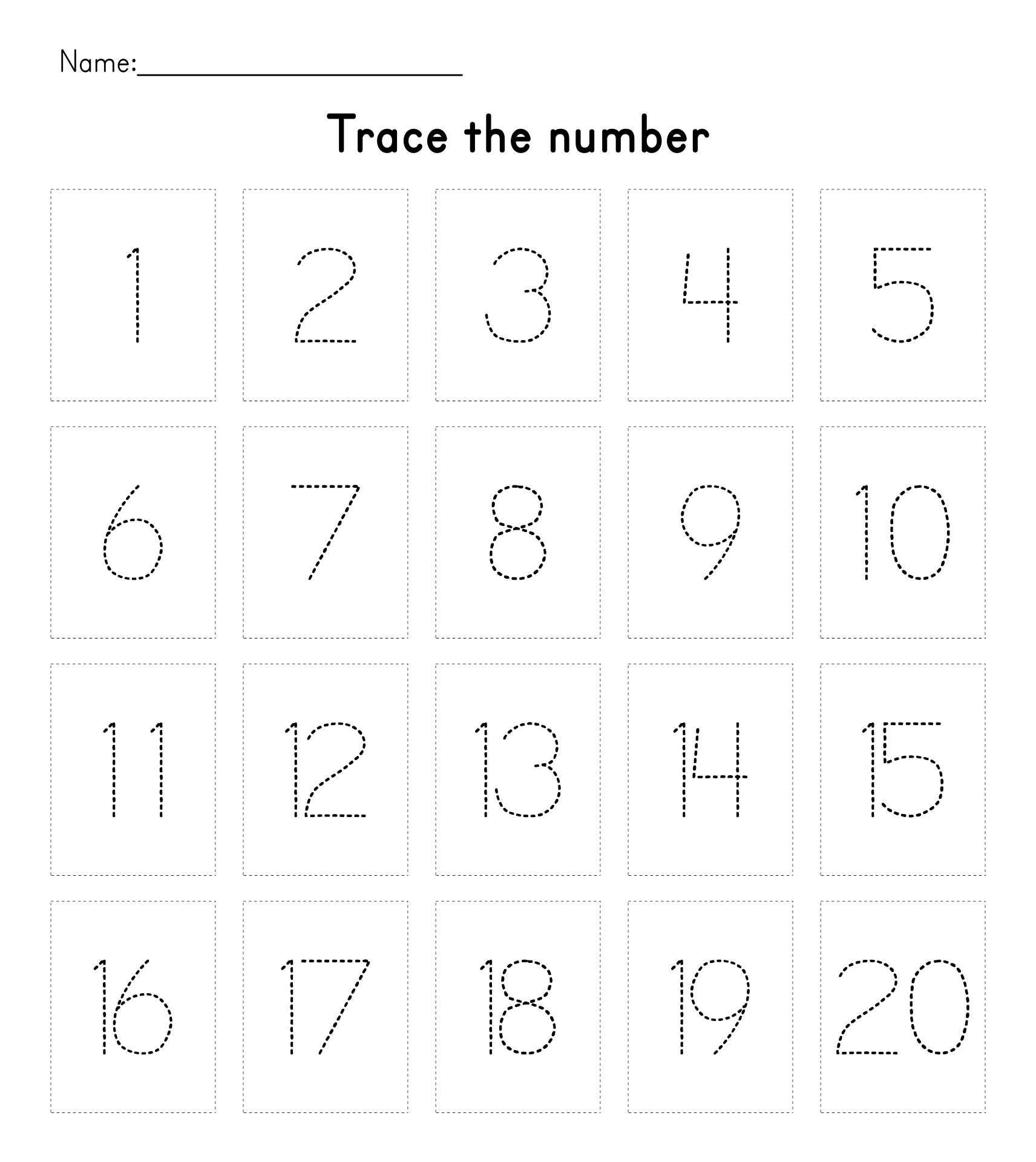 Pre-K Worksheets Free Printable