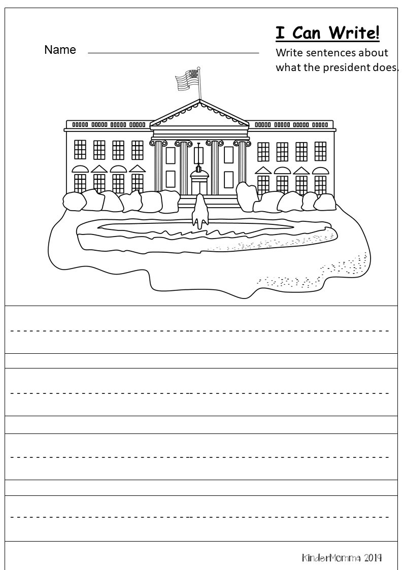 President's Day Worksheets Free Printable
