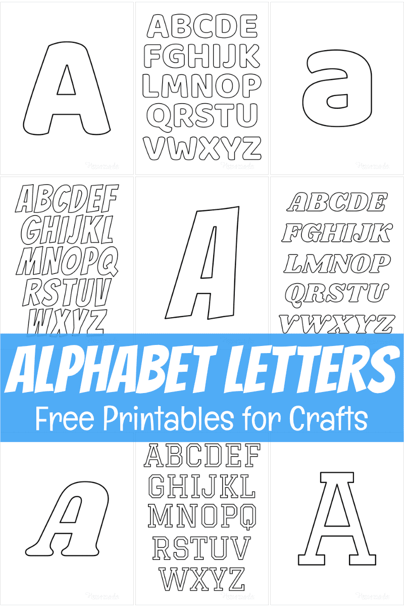 4 Inch Letters Printable
