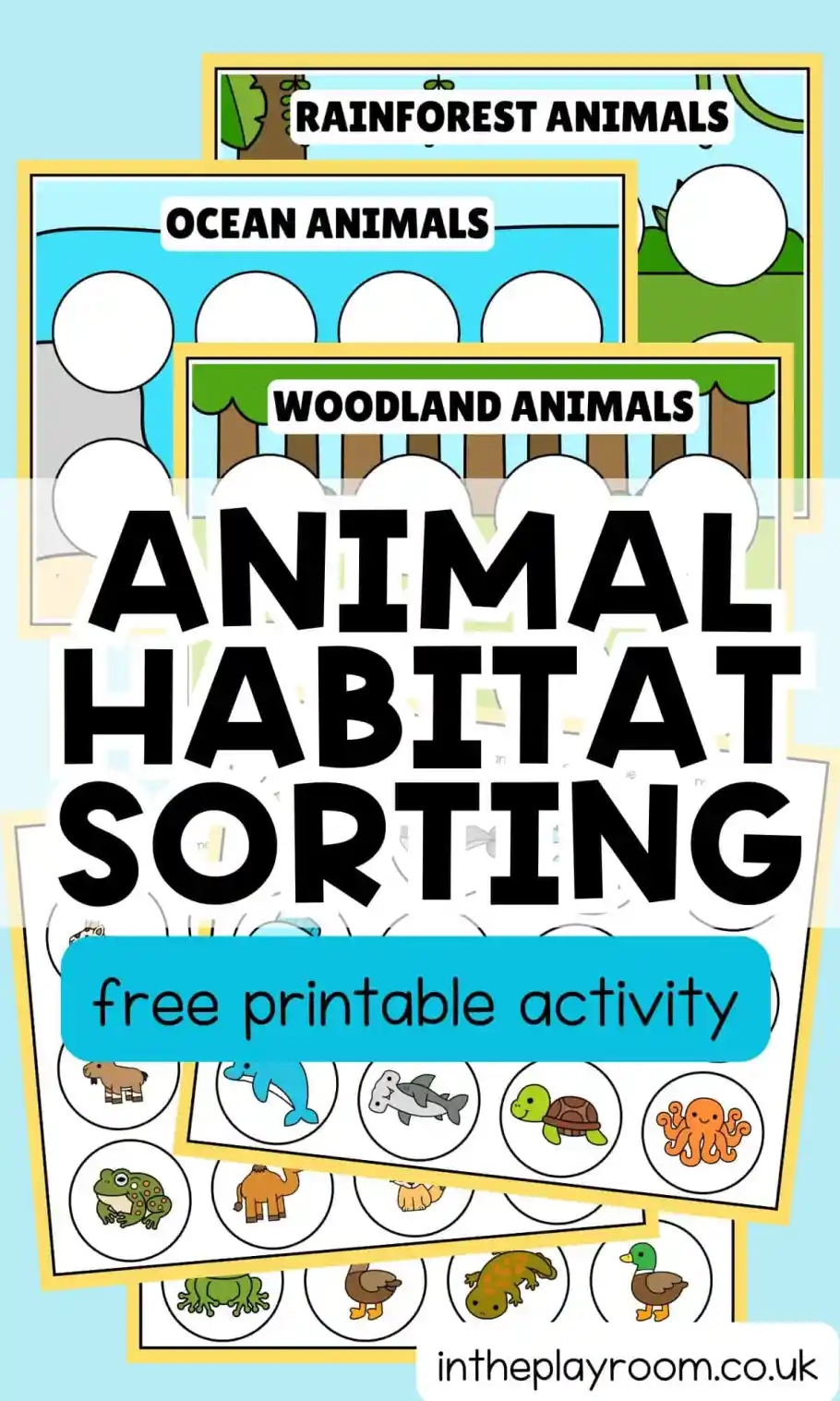 Free Animal Habitat Printables