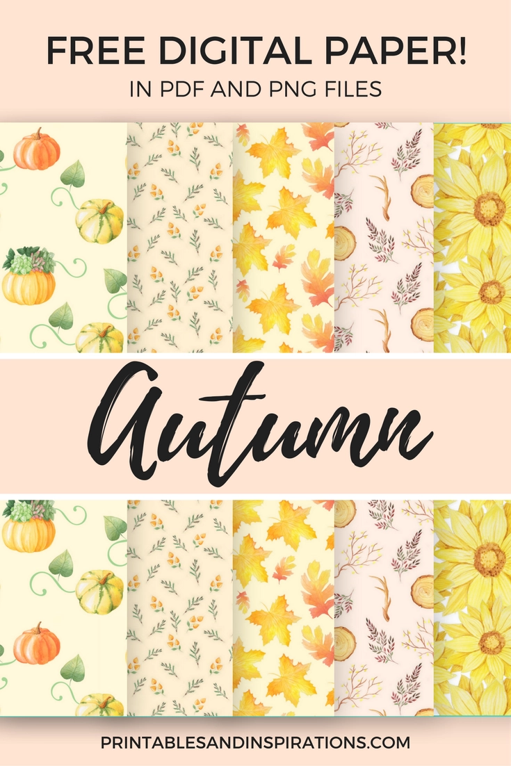Free Printable Autumn Paper