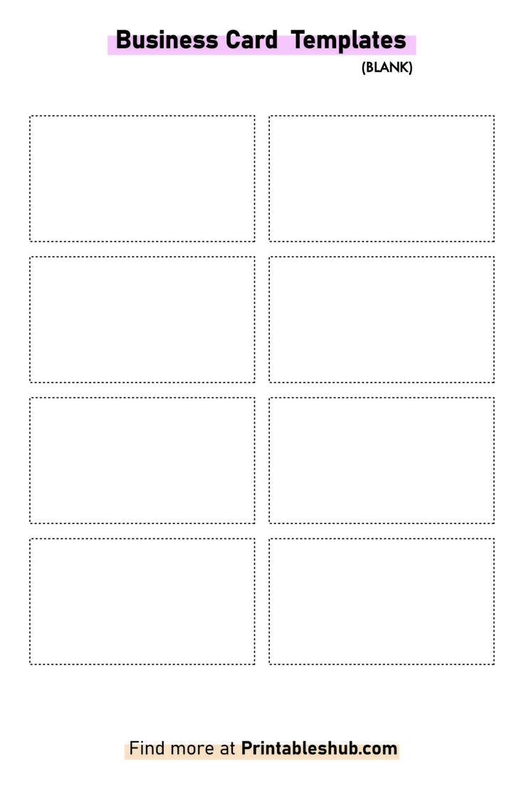 Business Card Printable Template