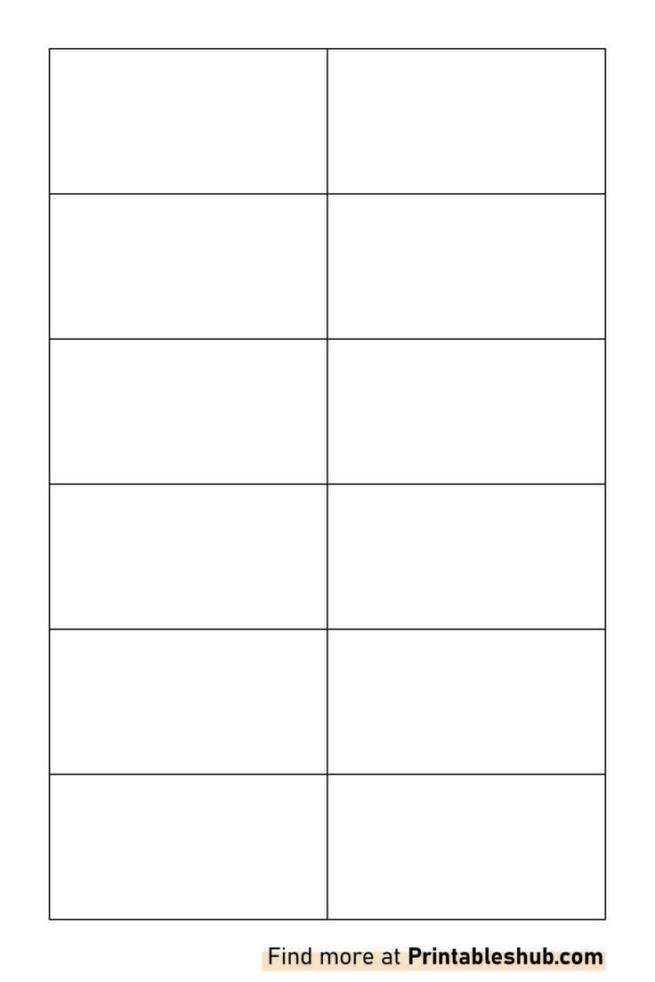 Business Card Printable Template Free
