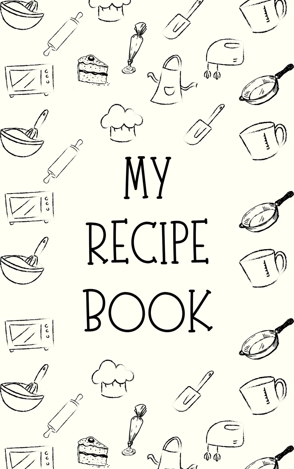 Printable Book Cover Template