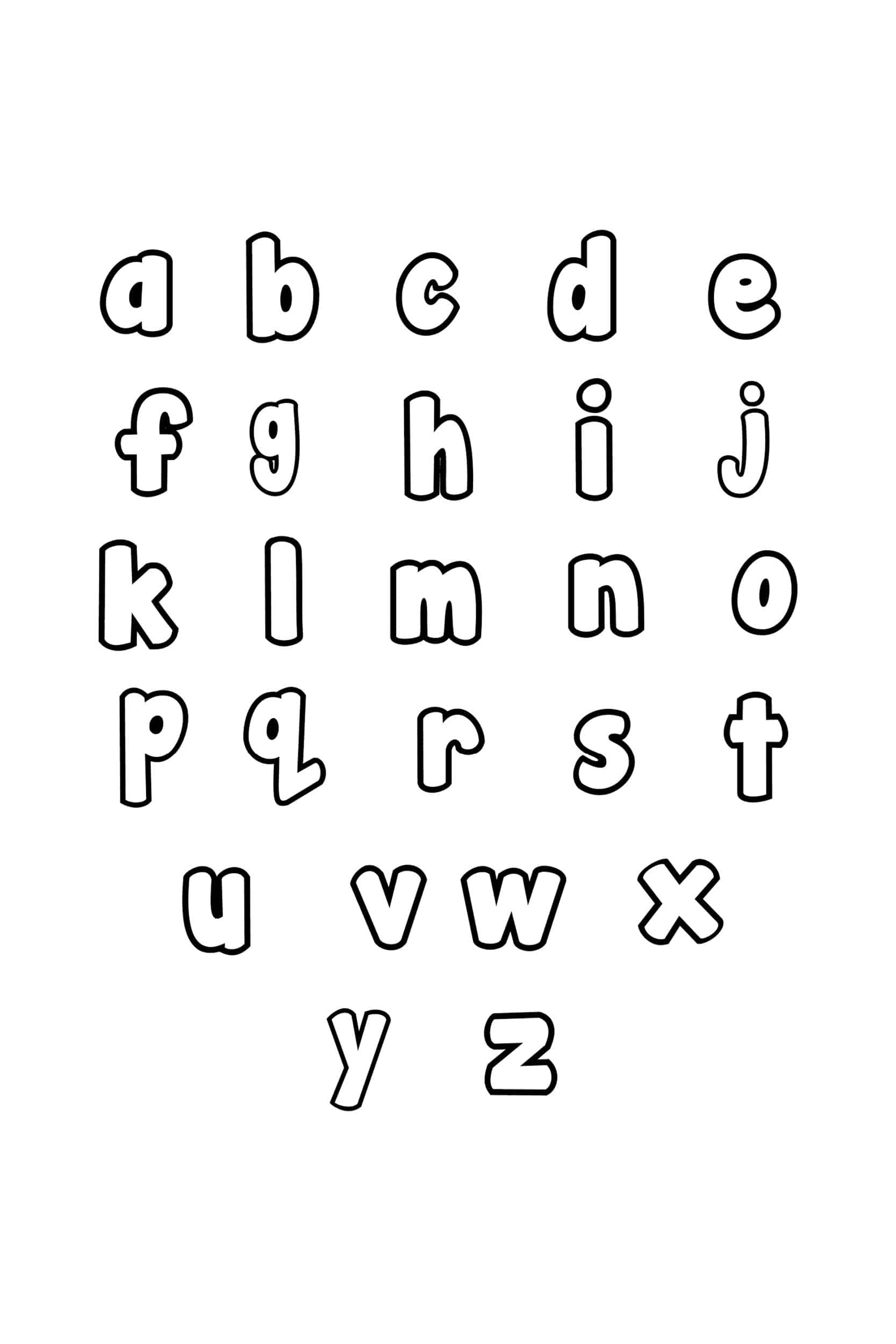 Free Alphabet Templates Printable