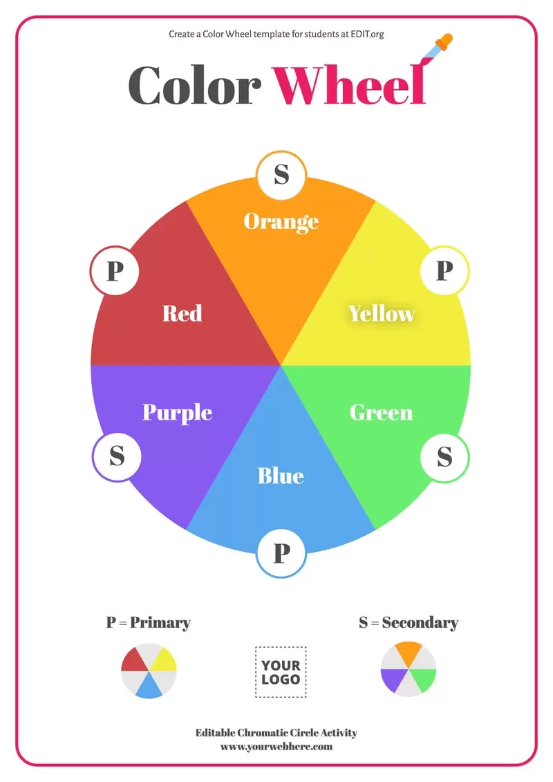 Free Printable Color Wheel Worksheet