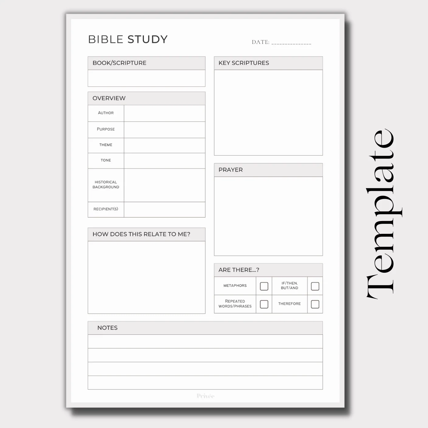 Free Printable Bible Study Worksheets
