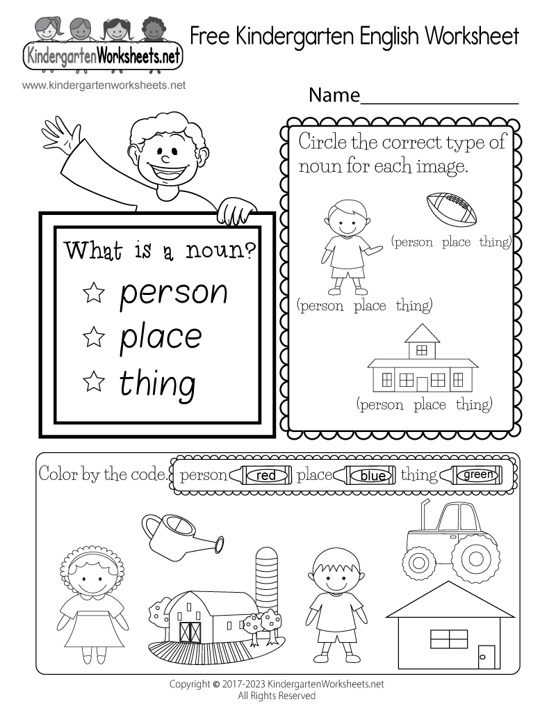 Free Printable English Worksheets Worksheets Library