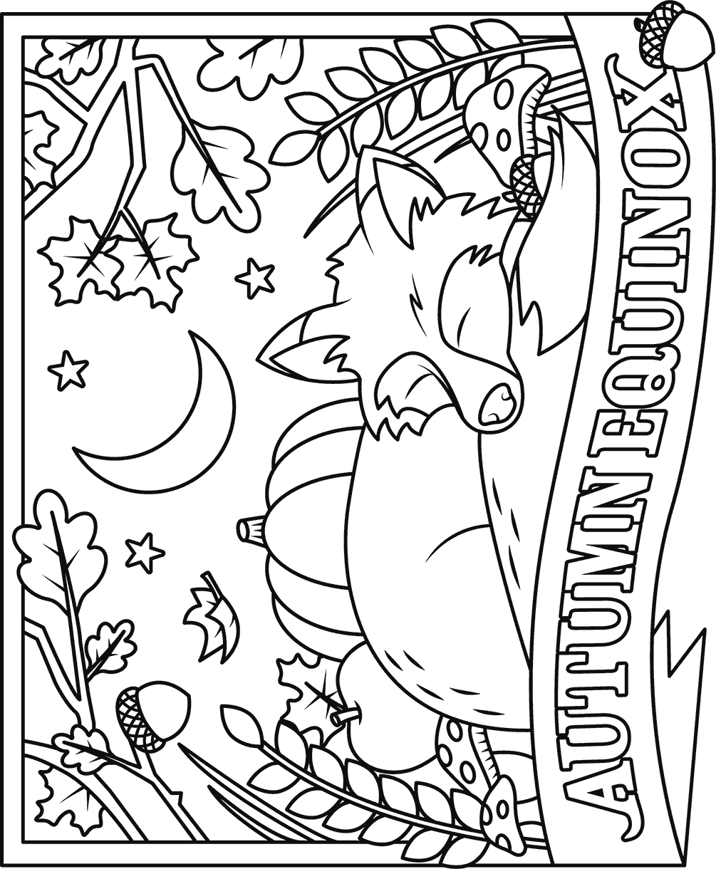 Free Printable Fall Coloring Pages amp Sheets