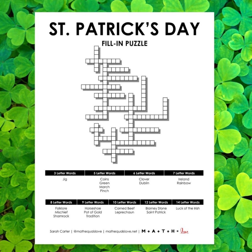 Free Printable Clueless Crossword Puzzles