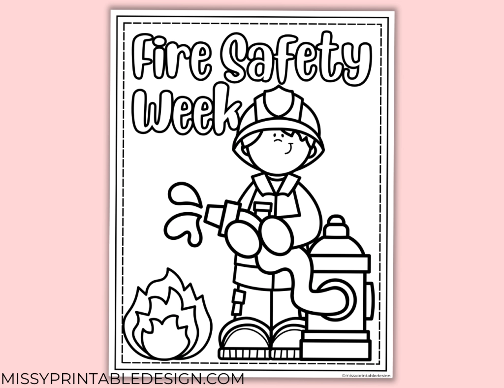 Free Printable Fire Safety Coloring Pages For Kids 