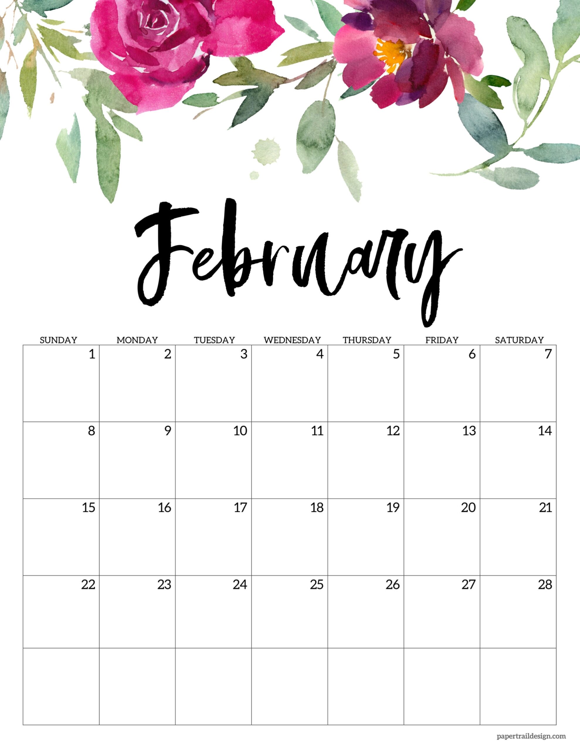 2026 Calendar Monthly Printable