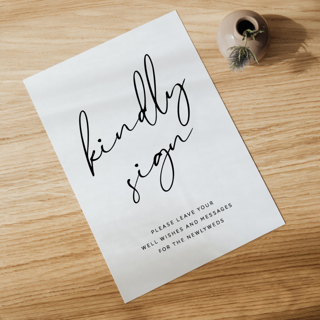 Free Printable Guest Book Sign Template