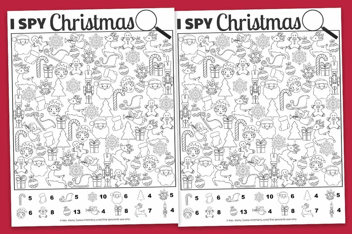 Free Printable Christmas Worksheets For Kids