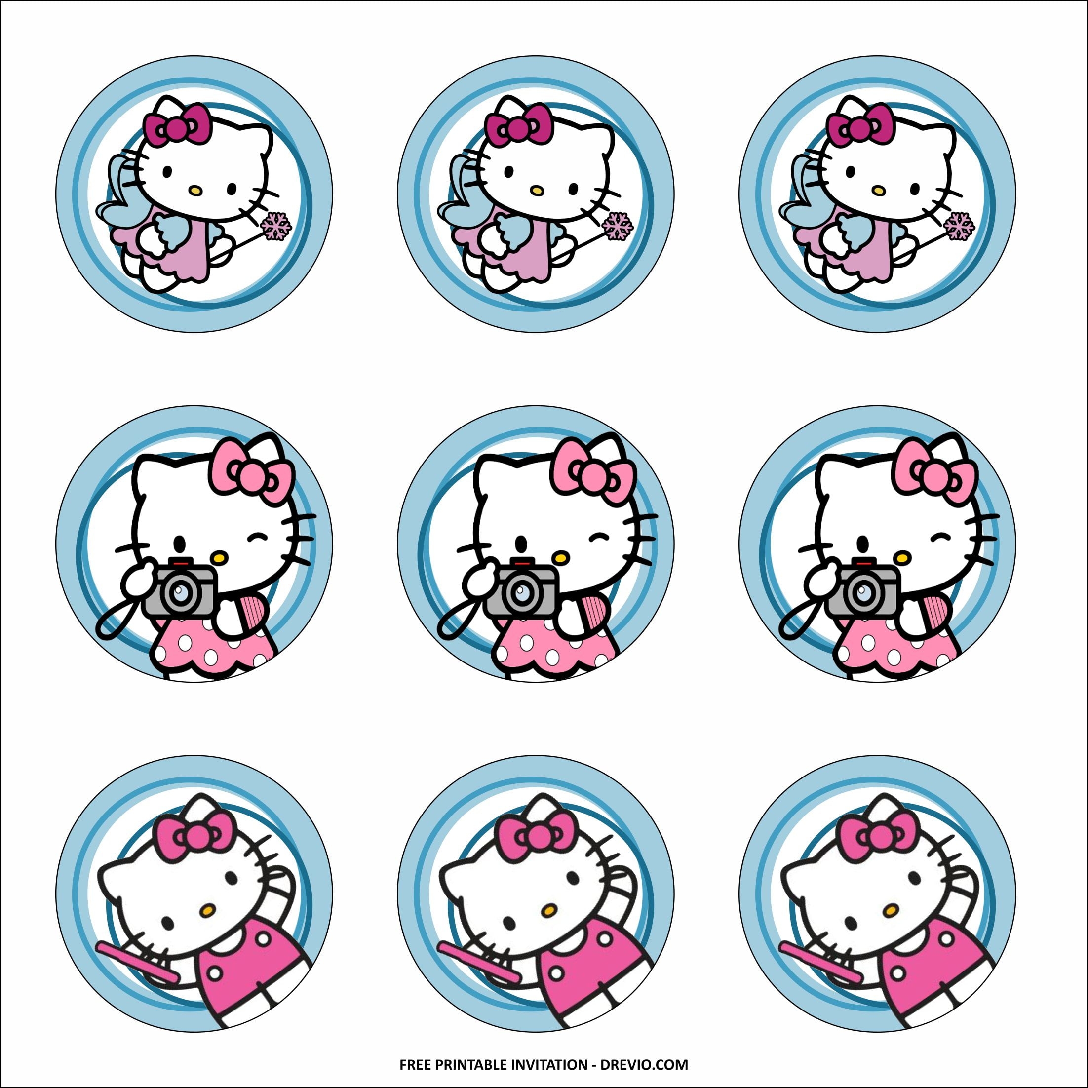Hello Kitty Printable Template