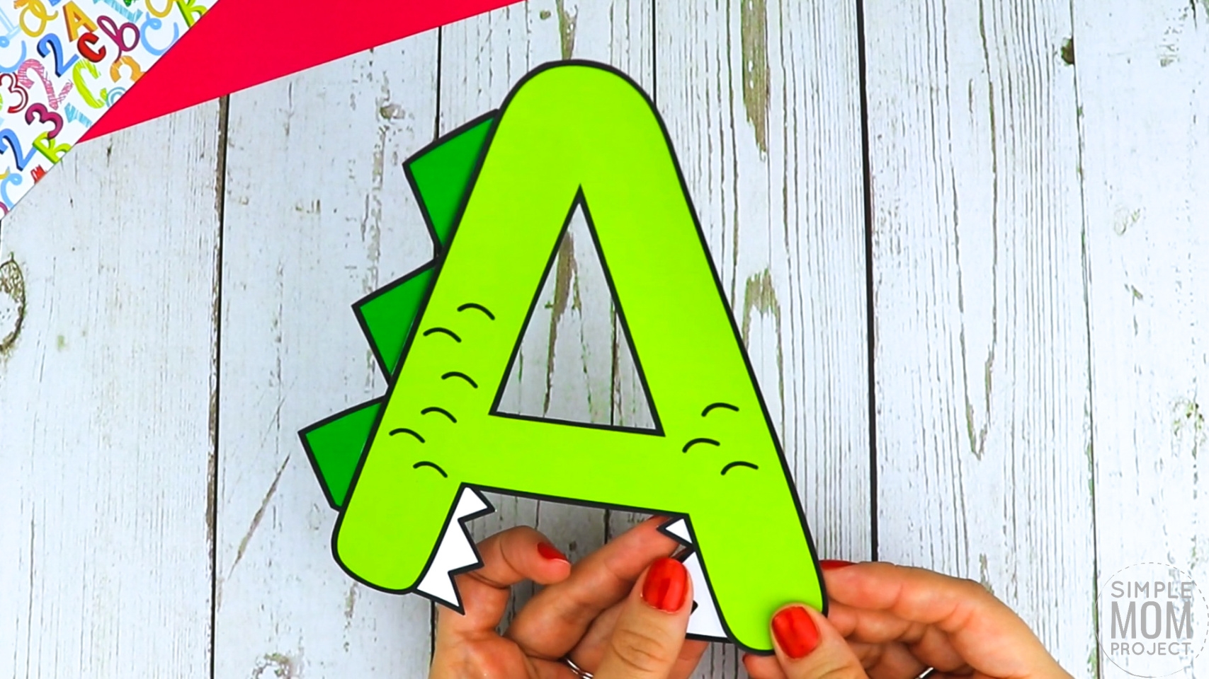 Letter A Alligator Craft Printable Template