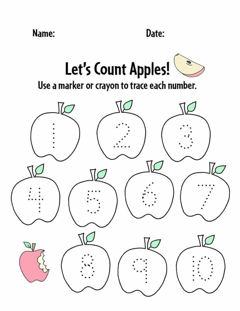 Toddler Printable Worksheets