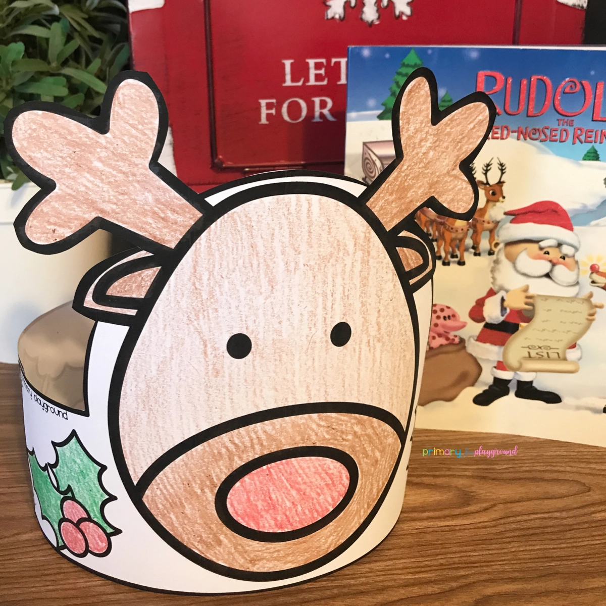 Free Printable Reindeer Headband Template