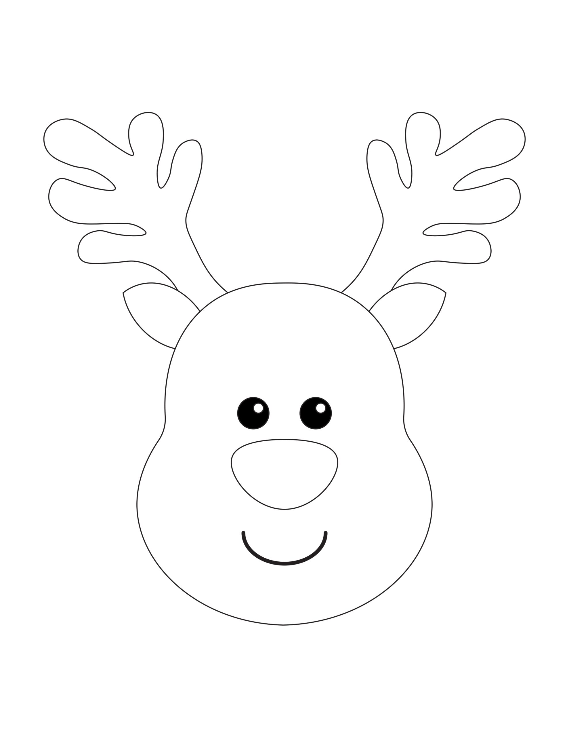 Free Reindeer Template Printables