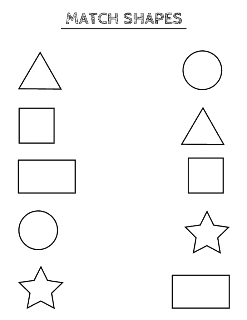 Free Printable Worksheets For Kindergarten Shapes