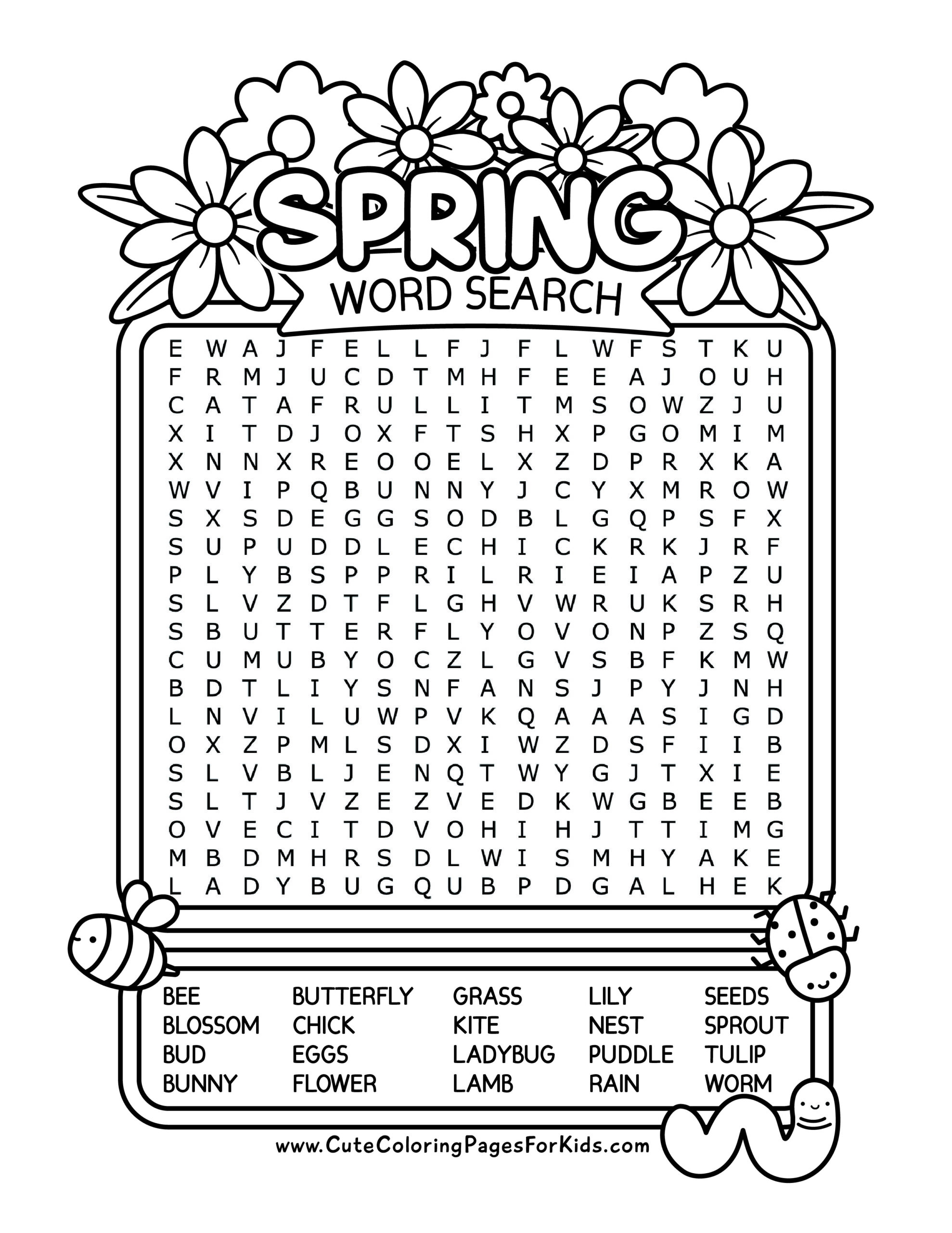Free Word Puzzles For Kids Printable