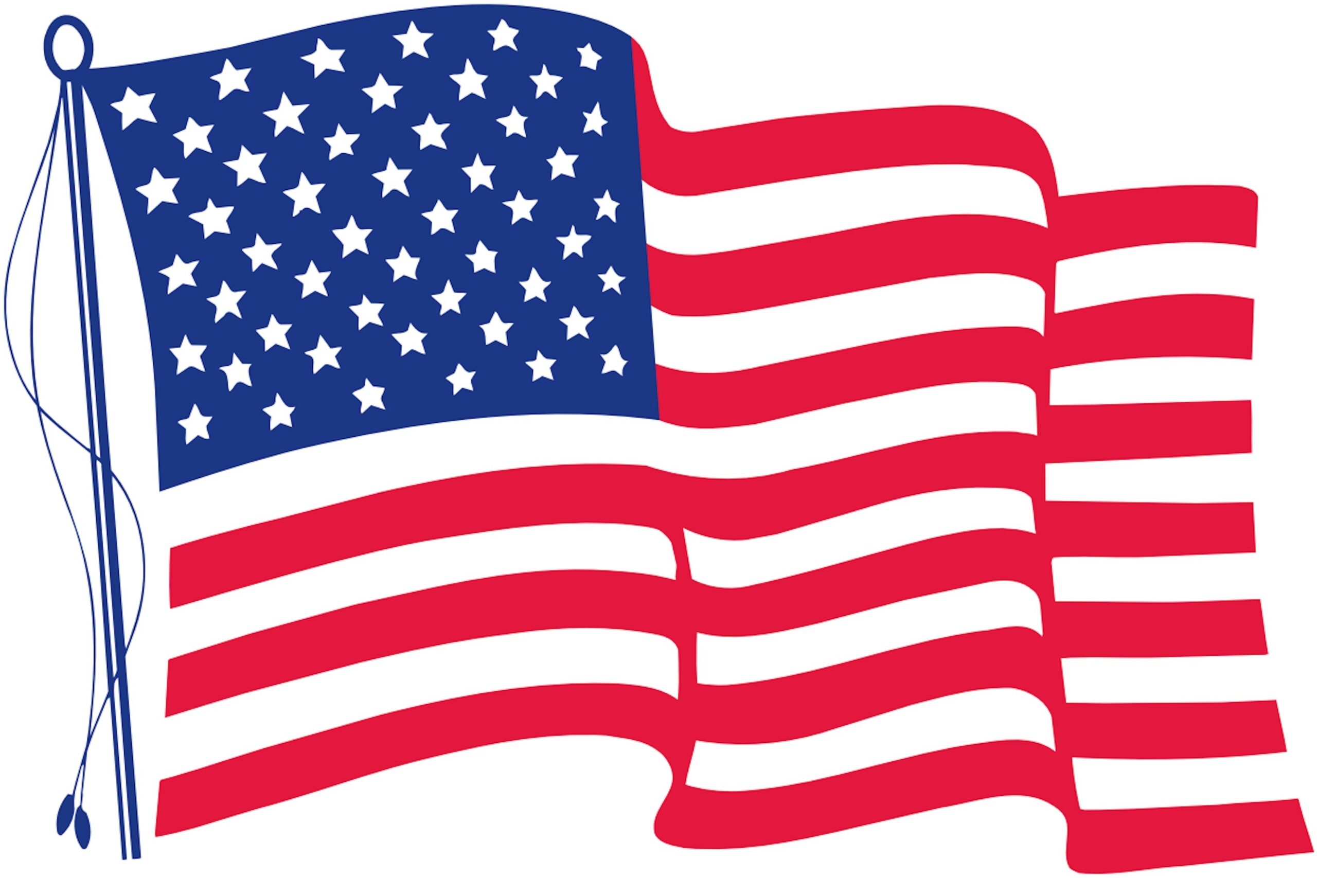 American Flag Template Printable