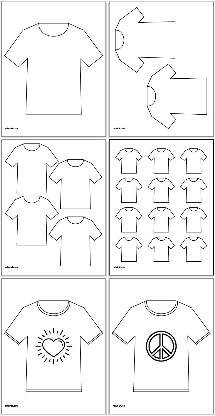 Tshirt Template Printable