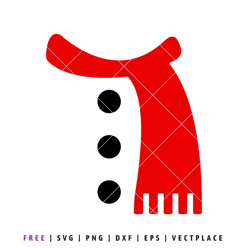Free Printable Snowman Scarf Template