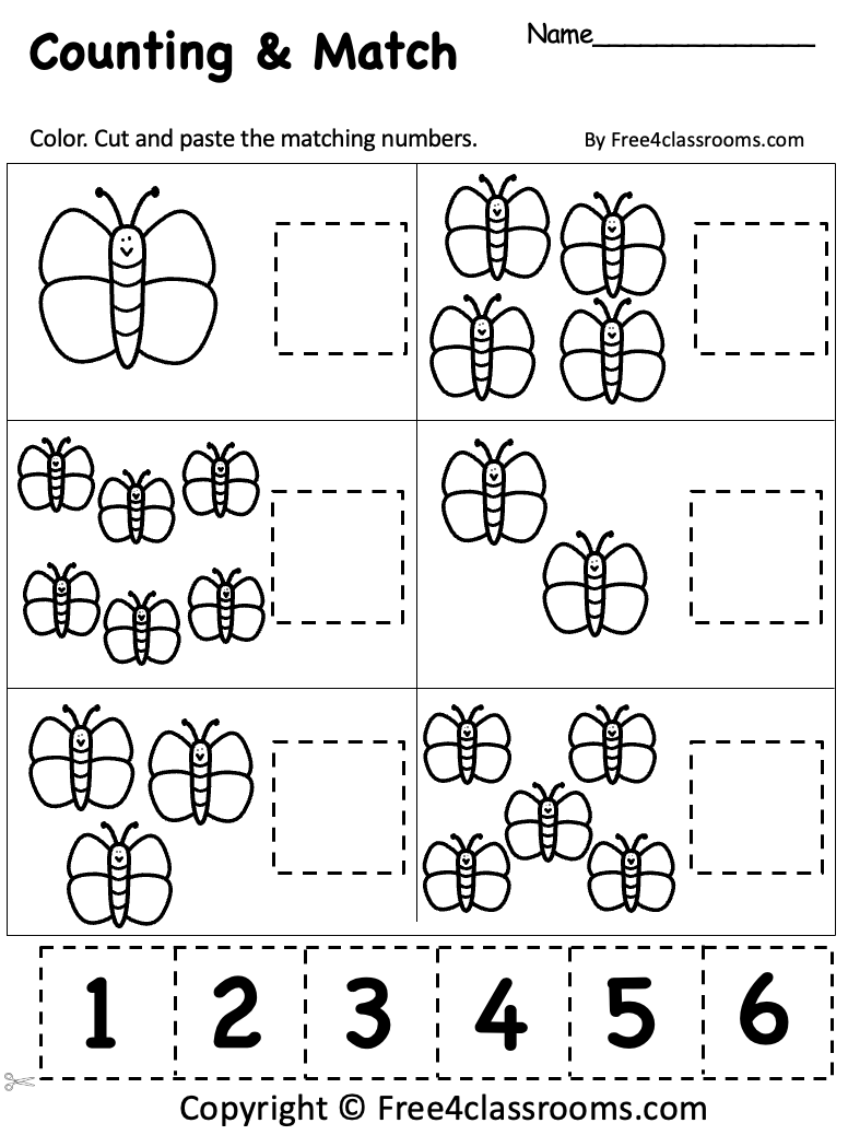 Free Printables Worksheets For Kindergarten