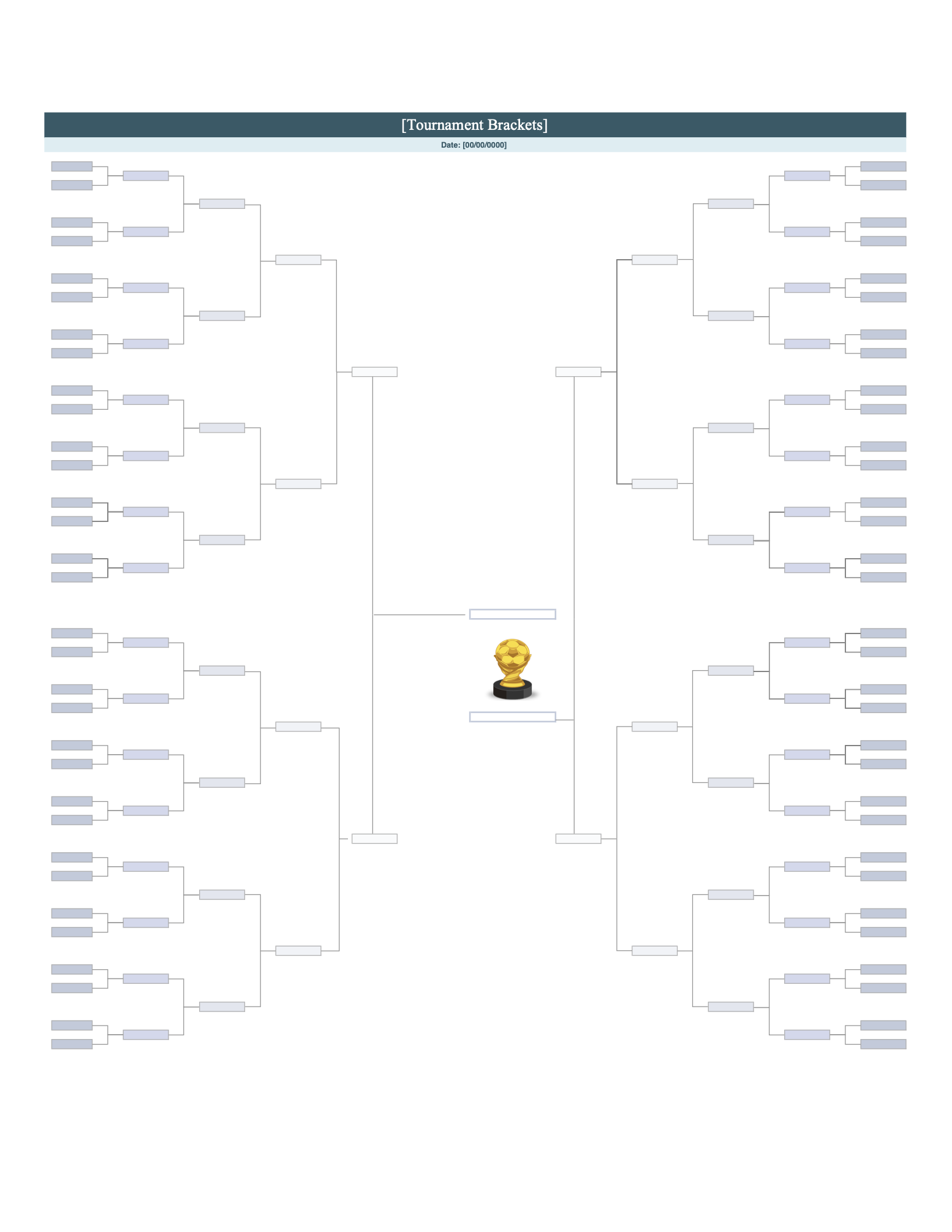 Printable Bracket Template