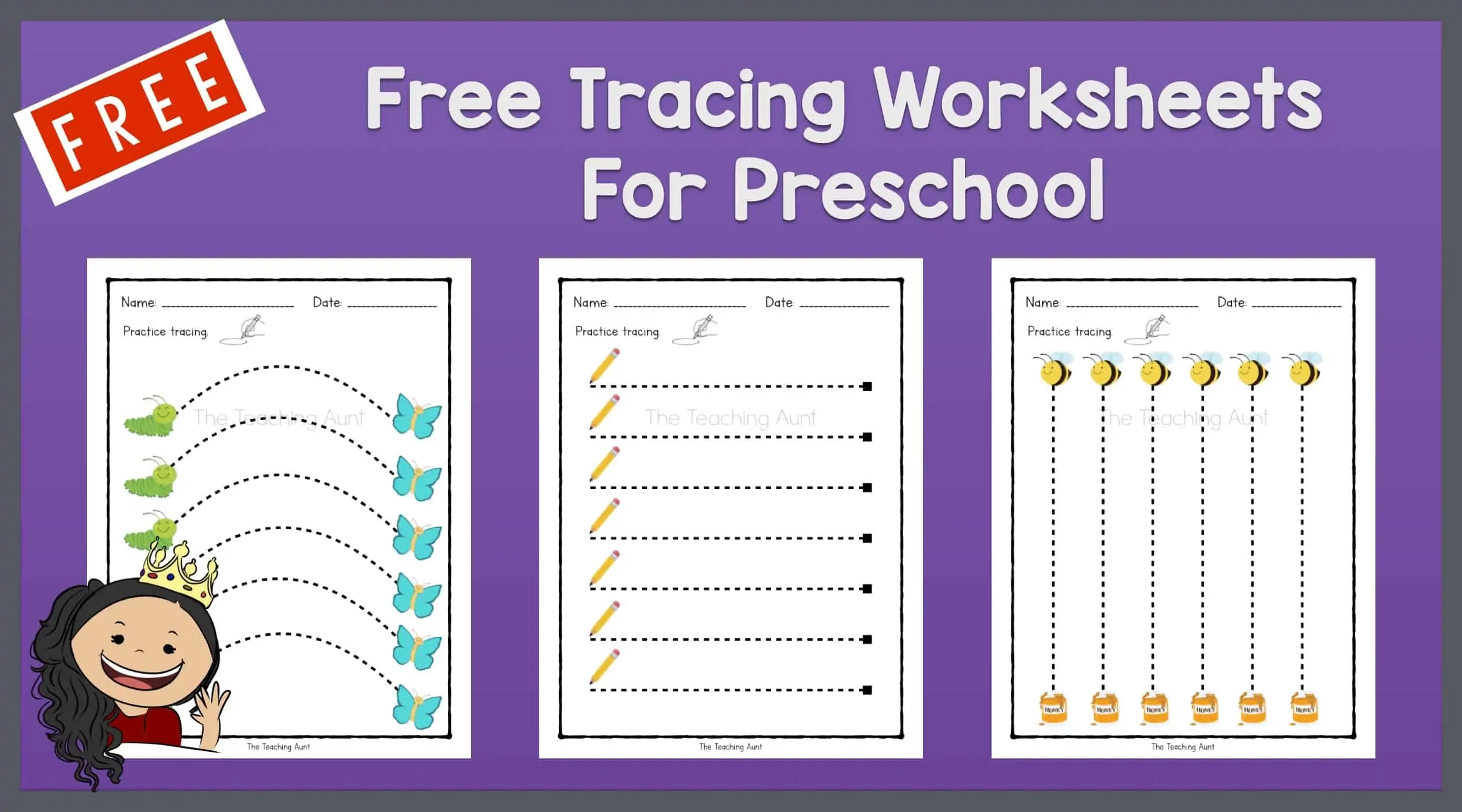 Preschool Printable Worksheets Tracing