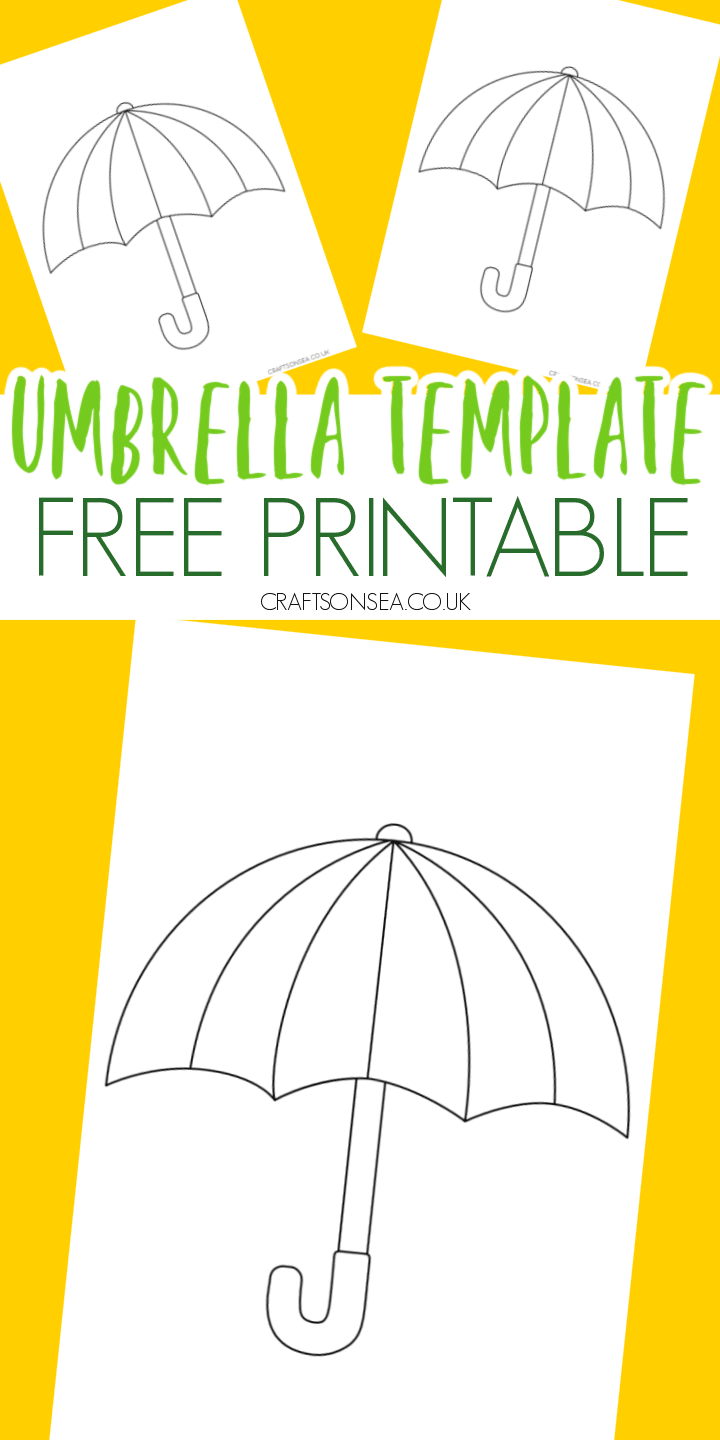 Umbrella Template Free Printable