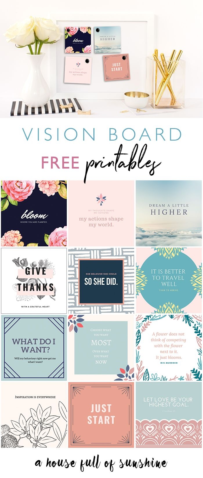 Vision Board Free Printables