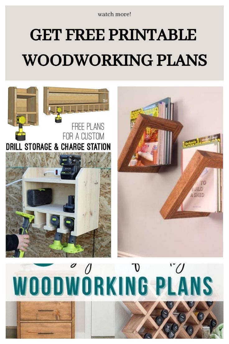 Free Printable Woodworking Project Plans