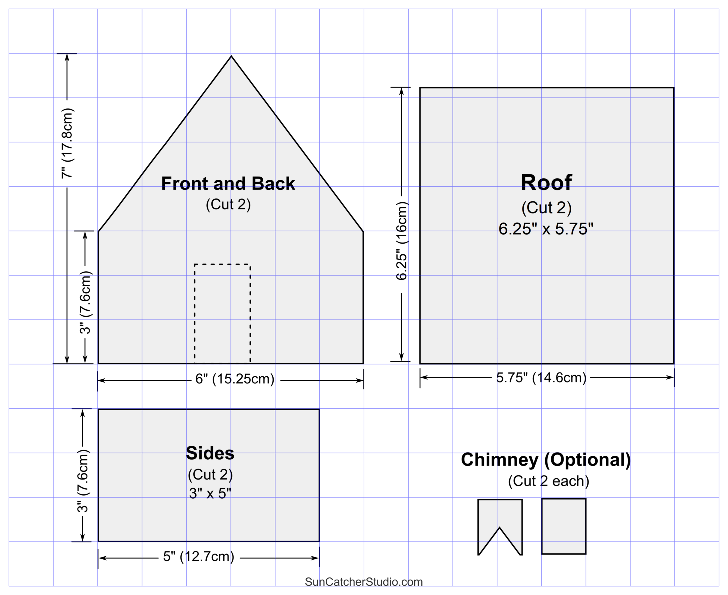Gingerbread House Templates Printable Patterns amp Stencils Free 