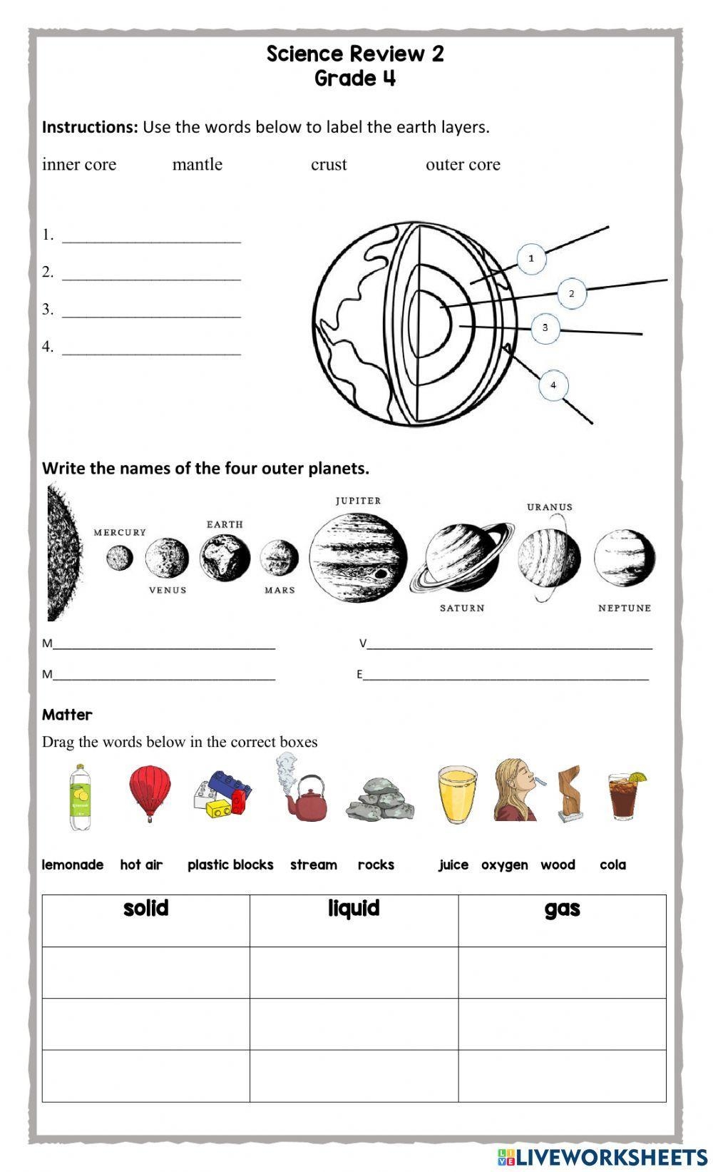 Grade 4 Science Fusion Fun To Learn Free Worksheets Facebook 