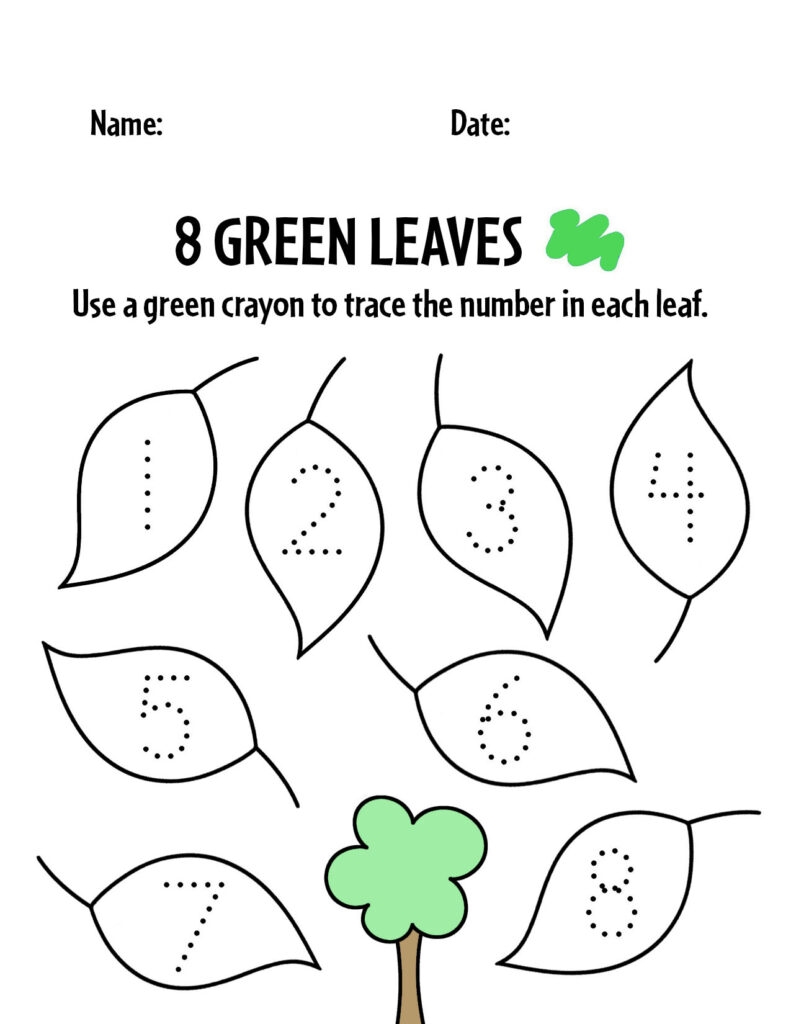 Green Color Activities And Worksheets For Preschool The 