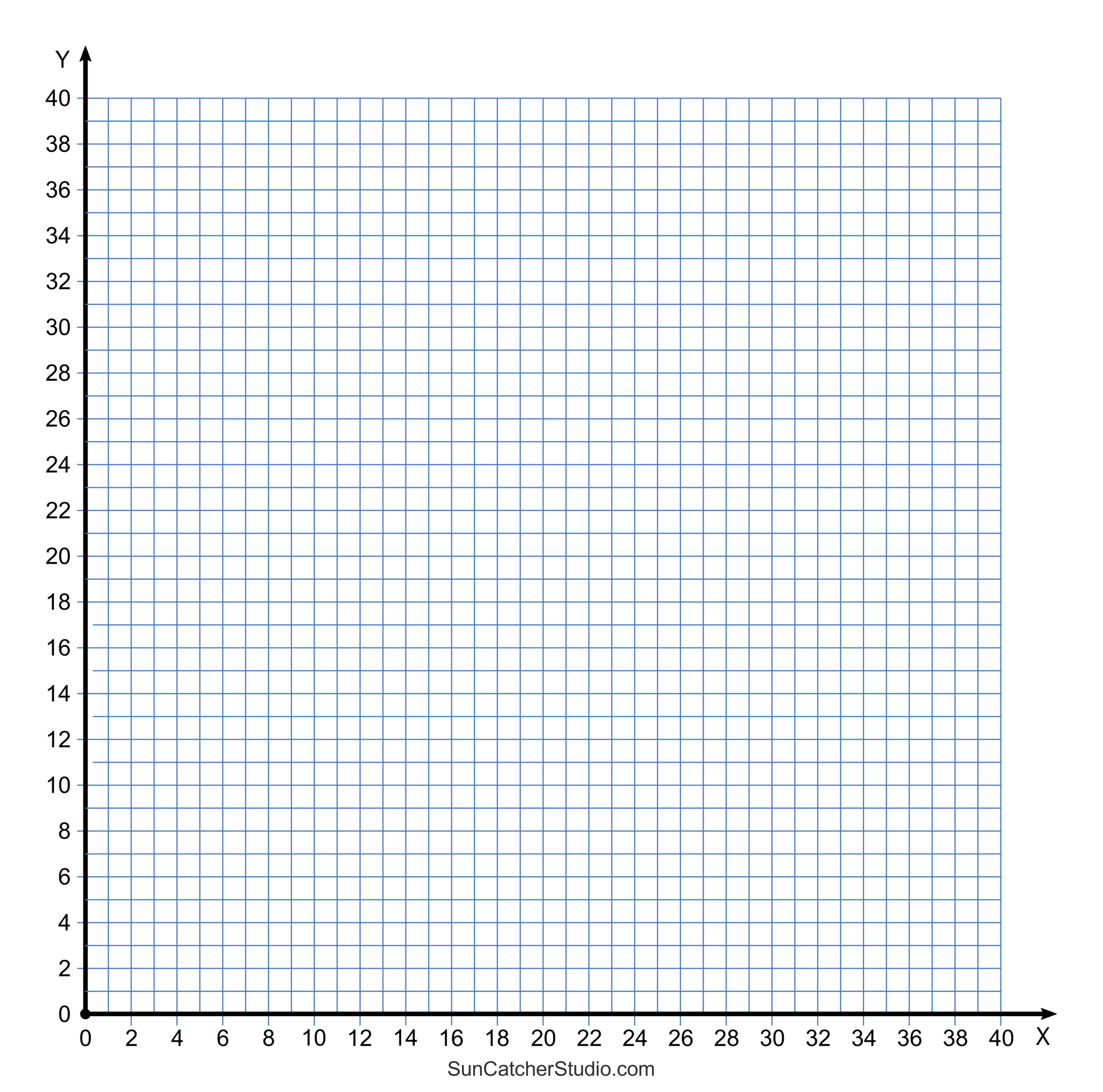 Large Square Graph Paper Printable Free
