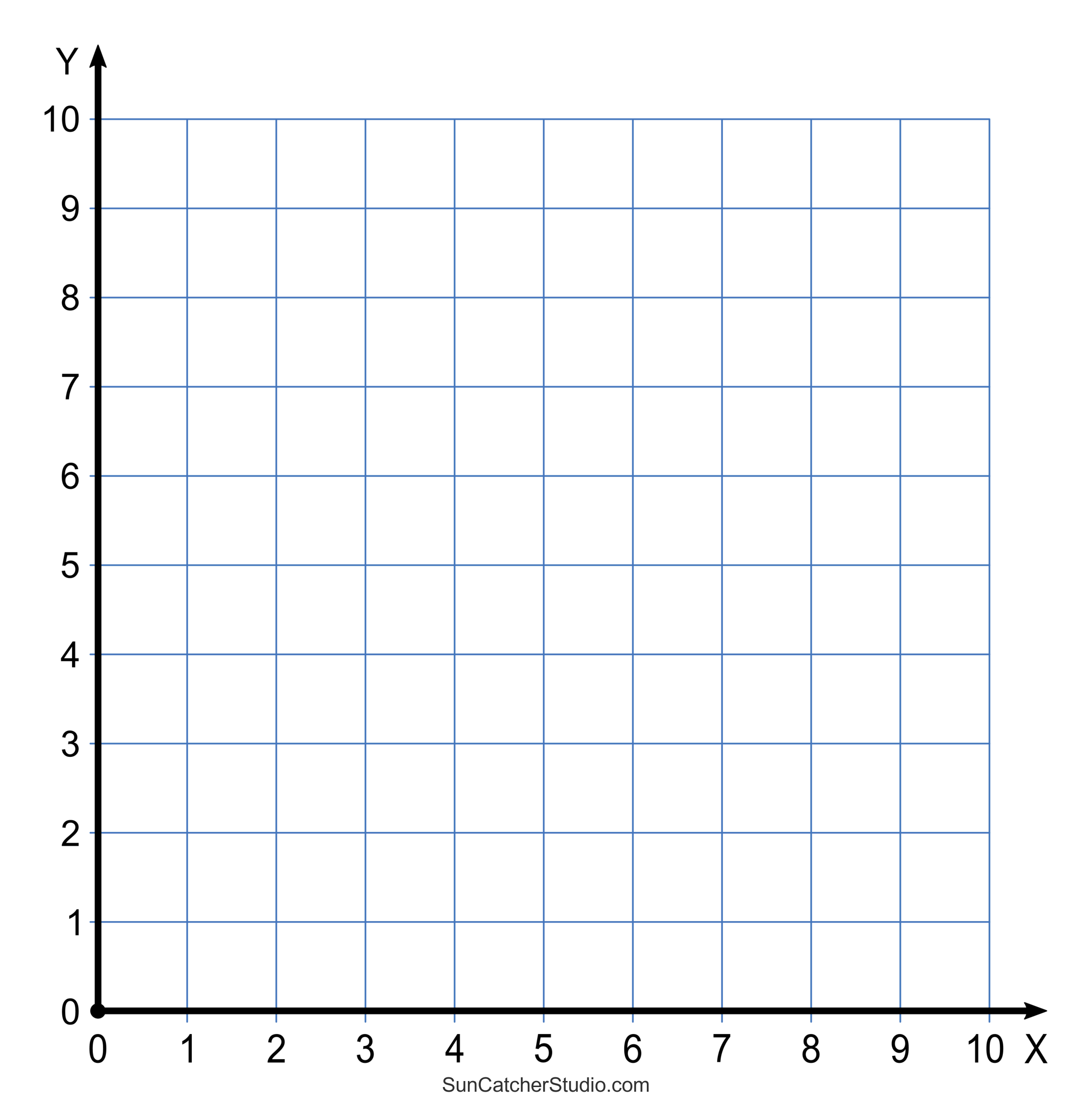 Printable Graph With X And Y Axis