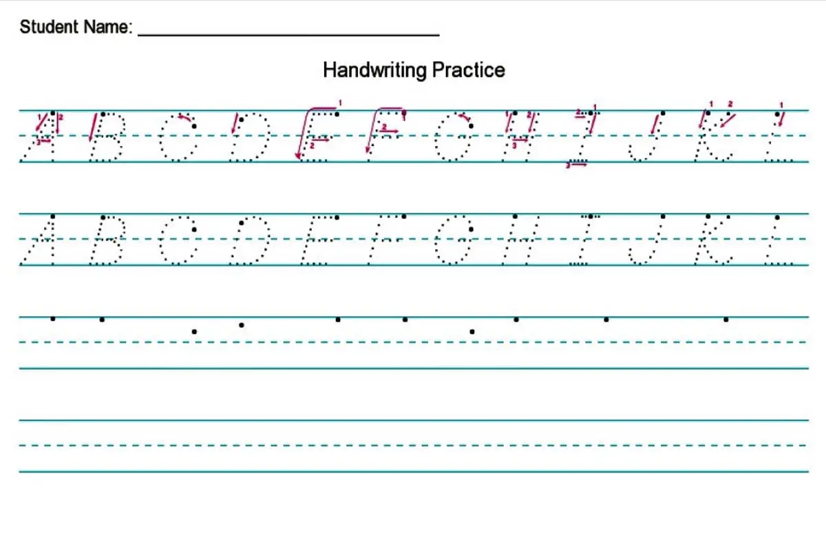 Free Handwriting Worksheets Printable