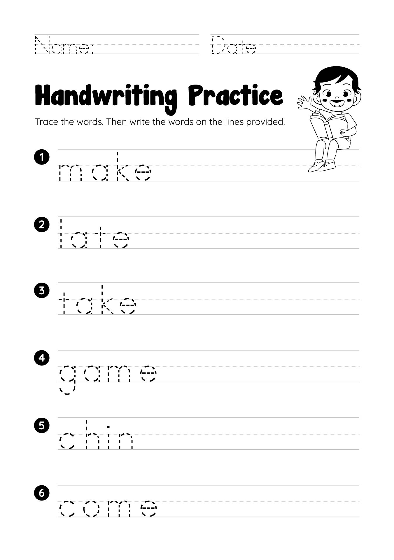 1st Grade Worksheets Free Printable Writing