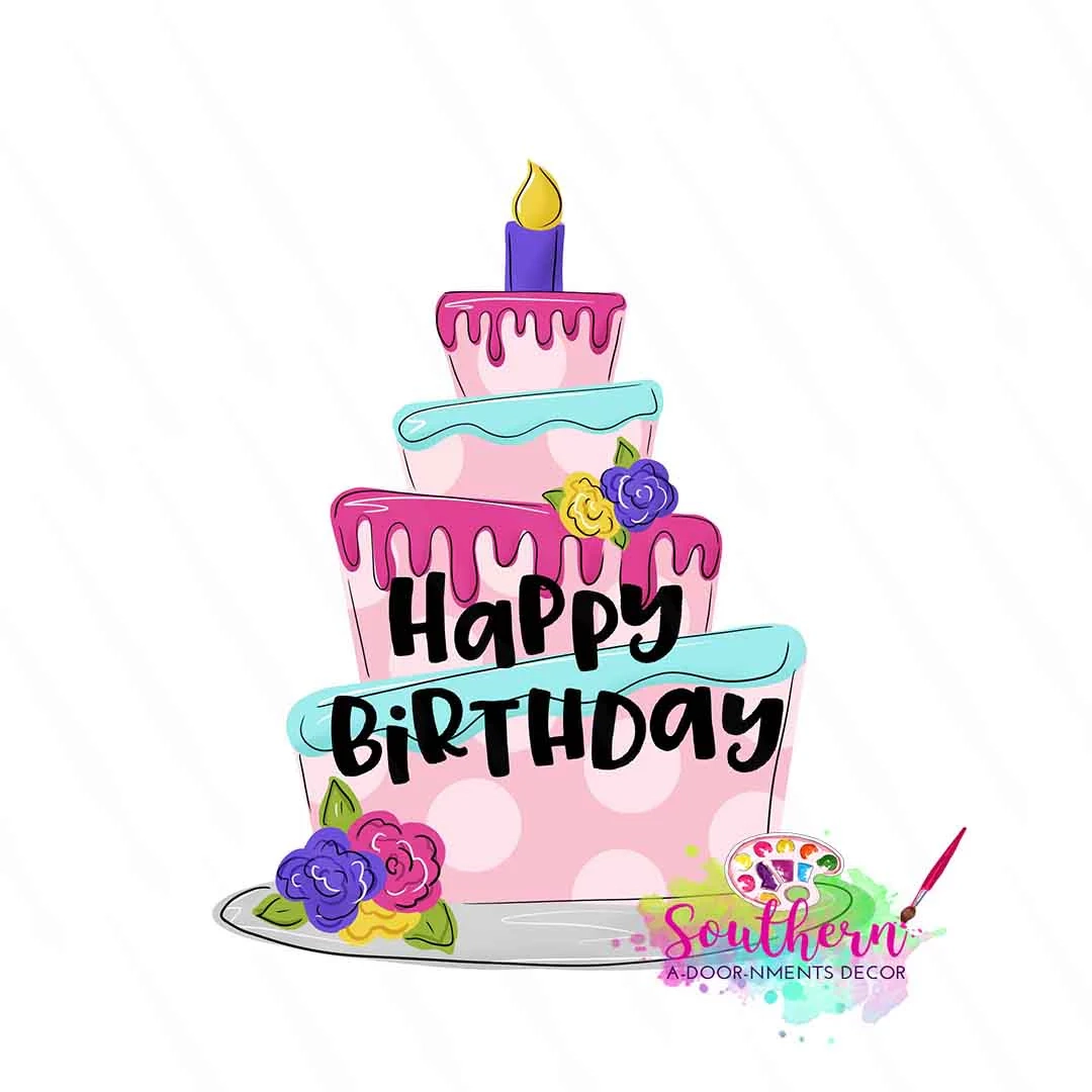 Printable Birthday Cake Template