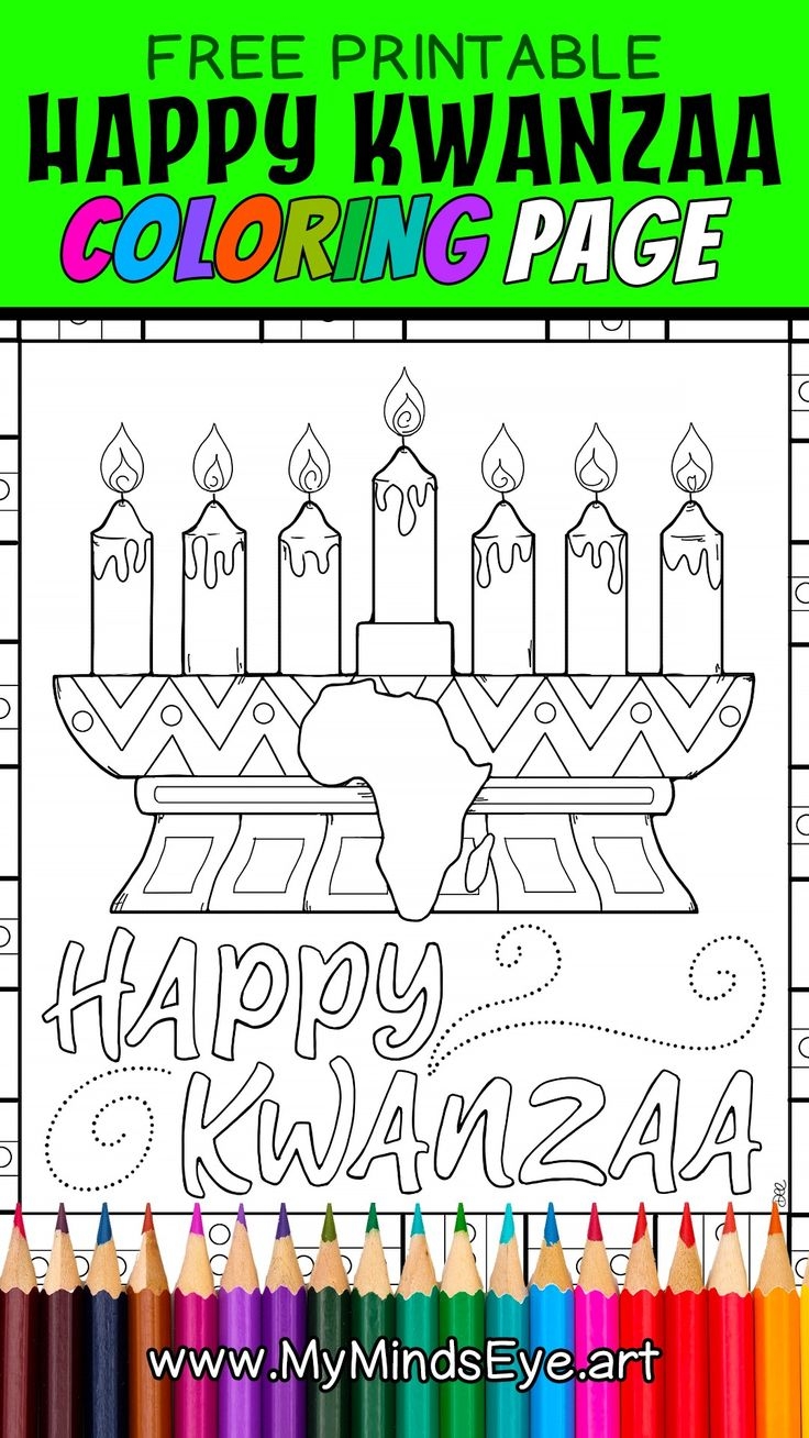 Free Printable Kwanzaa Coloring Pages