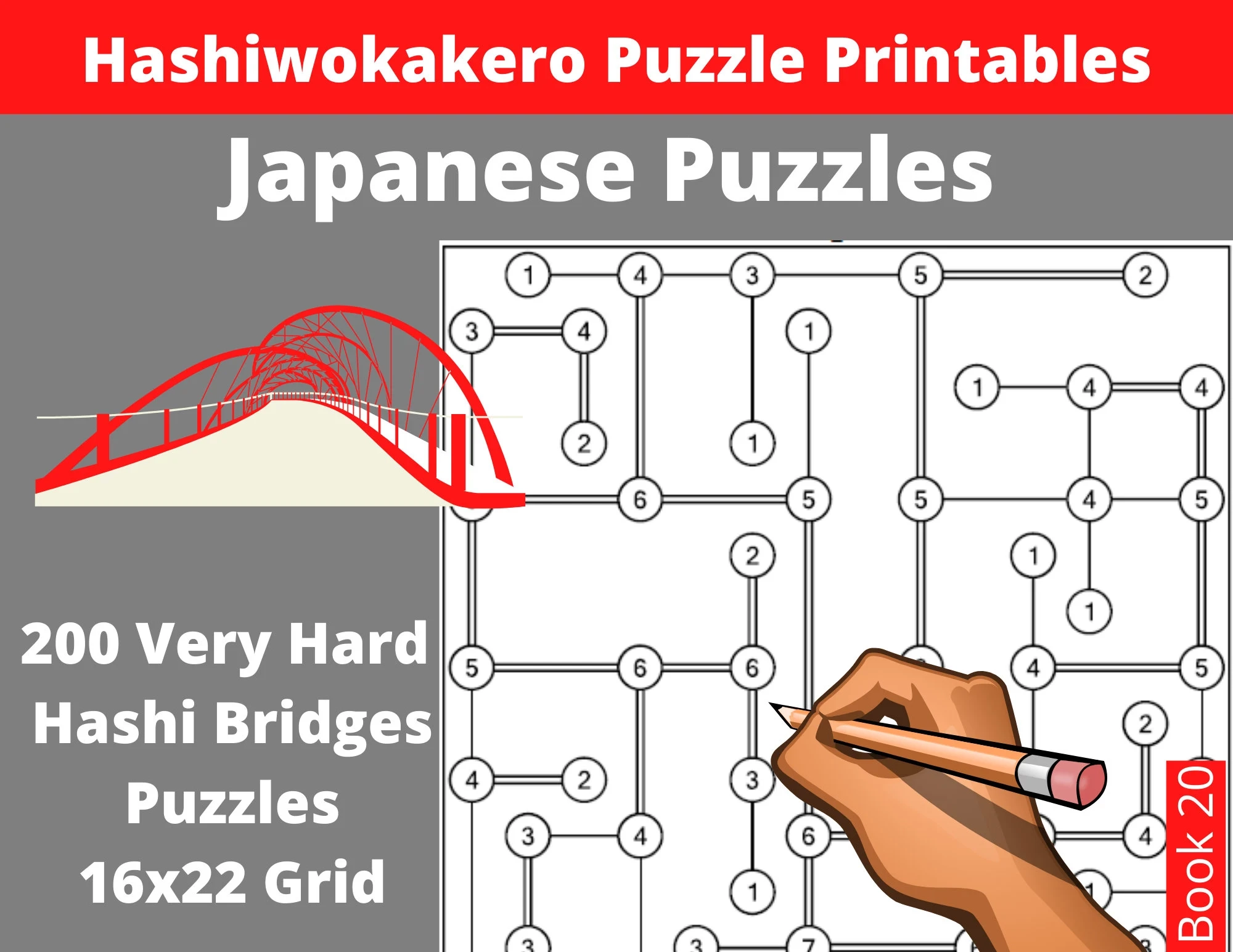 Printable Hashi Puzzles