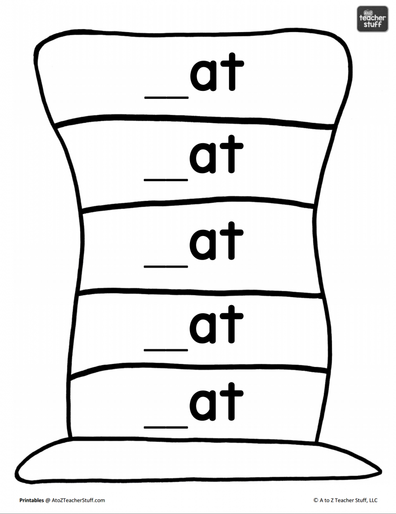 Hat Printables For Dr Seuss Cat In The Hat Or Just Hats A To 