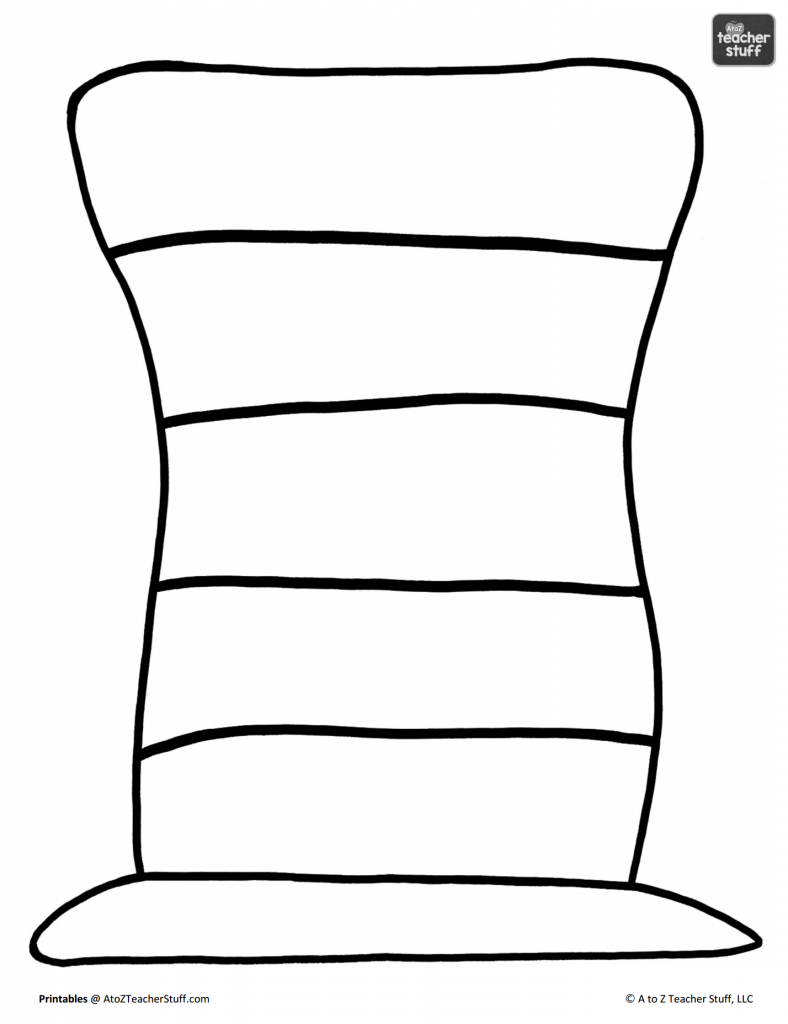 Hat Printables For Dr Seuss Cat In The Hat Or Just Hats A To 