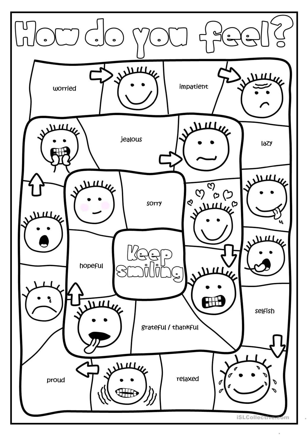 Emotions Worksheets Printable