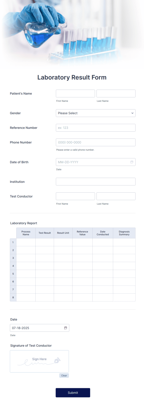 HIPAA Konforme Formulare Jotform