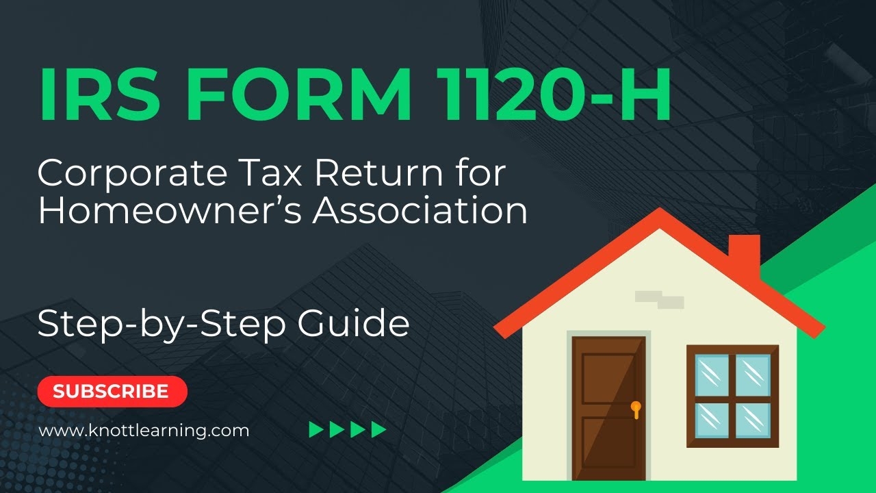 Tax Form 1120 H 2023